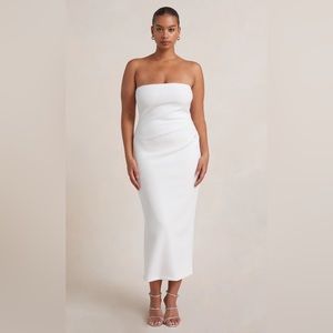 Bec + Bridge strapless Be Mine misi dress in ivory
